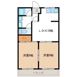 新可児駅 徒歩12分 2階の物件間取画像